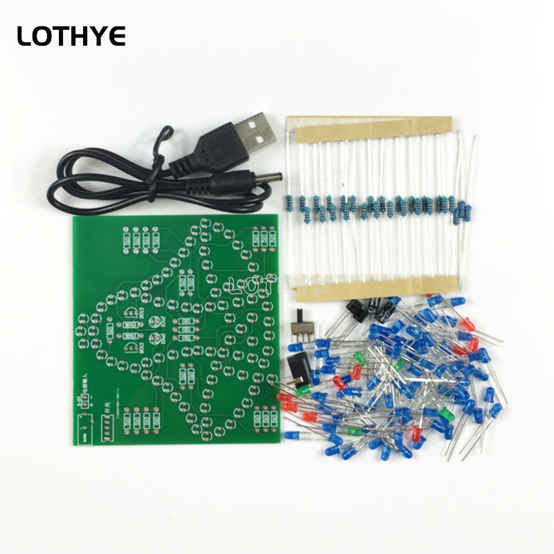 DC 3-5V LED Light Swing Wind C - Diy Electronics Project Kit ulasan dan harga