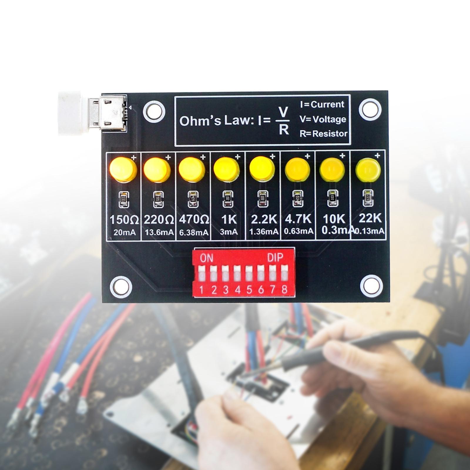 DIY Soldering Practice Kit Ohm - Diy Electronics Learning Kit ulasan dan harga