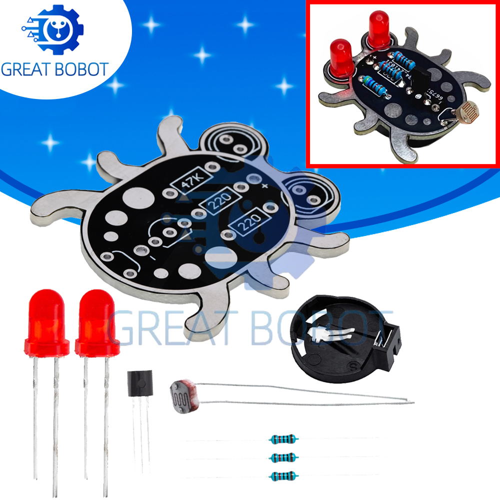 Light Controlled LED Lamp Weld - Diy Electronics Learning Kit ulasan dan harga