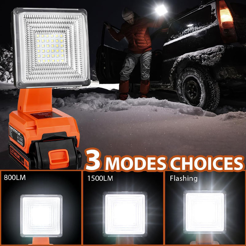 4 Inch Led Work Light Tool Lam - Black+Decker Tool Cordless ulasan dan harga